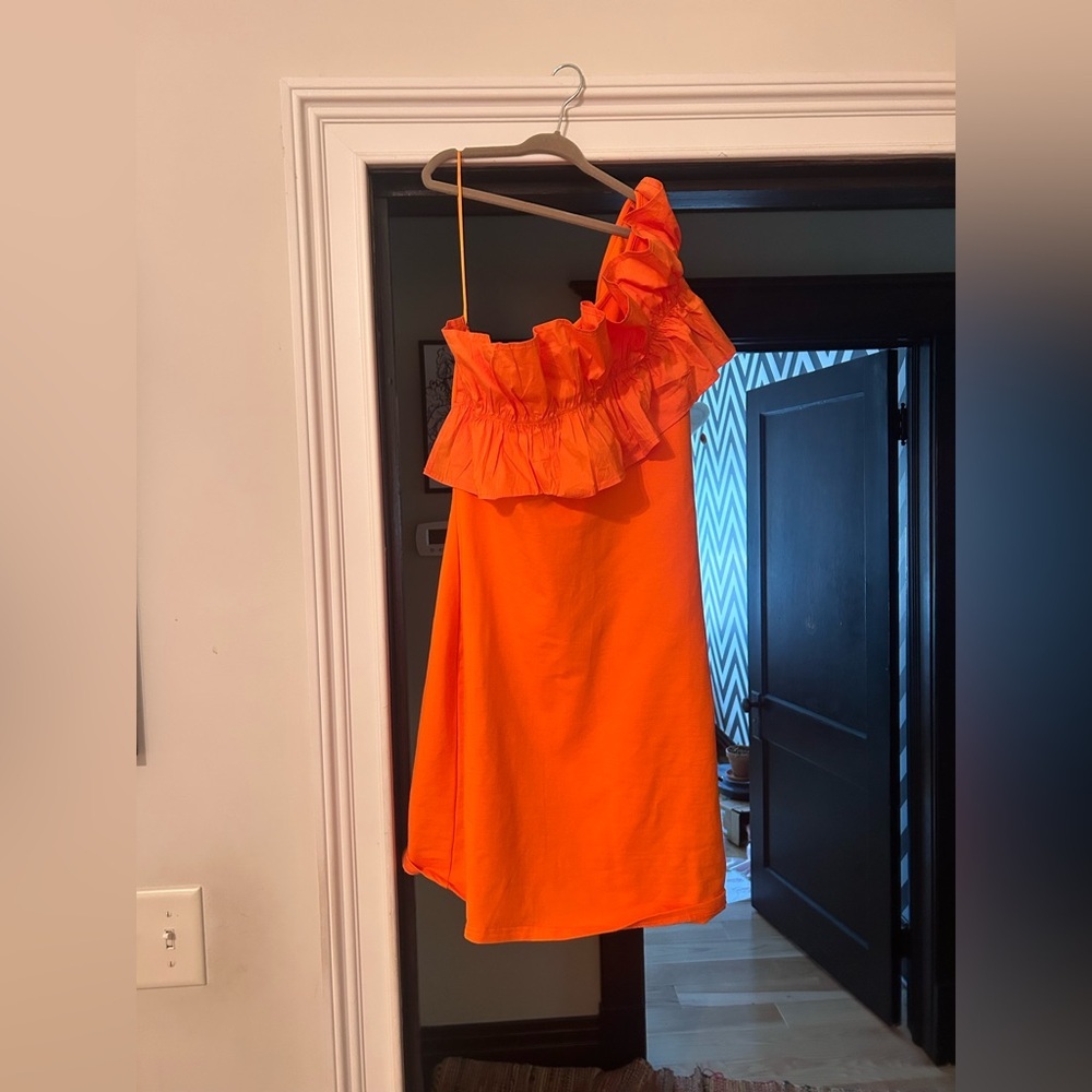 Maison Maar One-Shoulder Ruffle Dress - Picture 4 of 6
